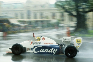 Download 1920x1080 First Ayrton Senna Formula 1 Race Wallpapers