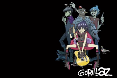Wallpapers Gorillaz D Murdoc Noodle Russel 1024x768