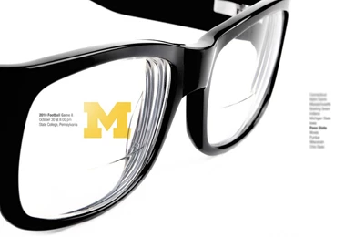 The Eyes Have It – 2010 Game 8 – Michigan Football Fan Art