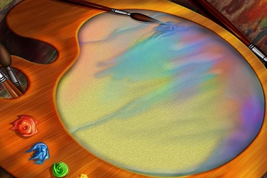 Paint Palette, Brush, Digital art, 1920x1200 HD Wallpapers And FREE ...