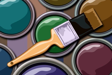 Brush And Paint Wallpapers   Vector Wallpapers