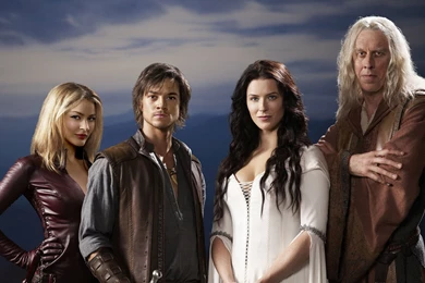Legend Of The Seeker Members Posing Widescreen Wallpapers