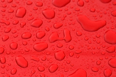 Waterdrops On Red Desktop Wallpapers