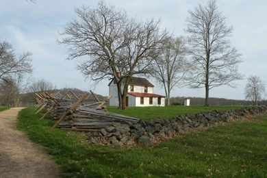 Farmhouse Tag Wallpapers: Wonderful Red Farmhouse Winter House ...