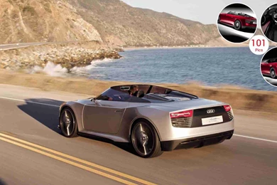 2010 Audi E tron Spyder In Malibu