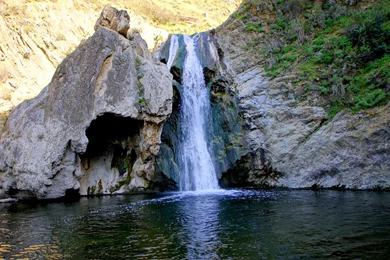 Waterfall In Malibu Canyon (