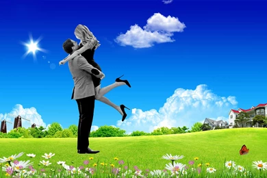 Romantic Couple Kissing Mood HD Wallpapers