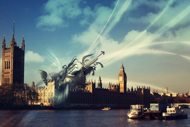 Palace Of Westminster, London, UK HD Desktop Wallpapers : High ...