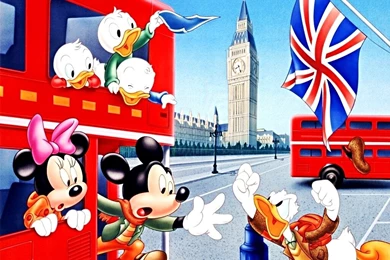Walt Disney Wallpapers   The Gang In London, UK   Walt Disney ...