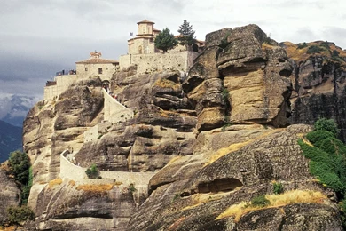 1366x768 Meteora   Greece Desktop PC And Mac Wallpapers