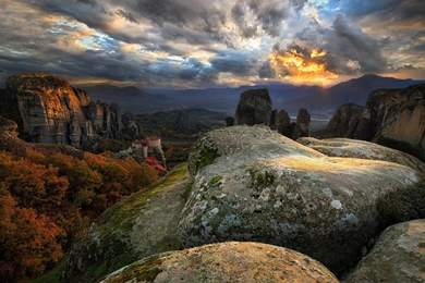 Nature, Landscape, Sky, Clouds, Rock, Mountain, Sunlight, Trees ...