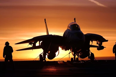 Sunset Aircraft Carrier Wallpapers