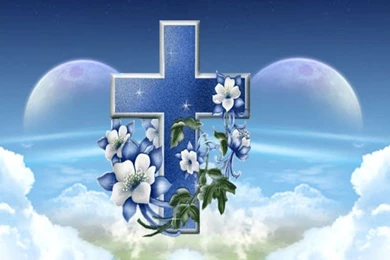 God Jesus Cross With Nice Sky