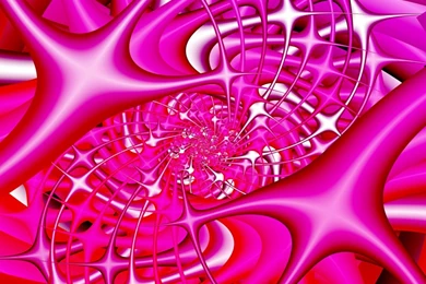 Fractal Art By Vicky, Pink And White Wallpapers