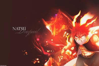 DeviantArt: More Like Natsu Dragneel WallPaper By MoonZ12