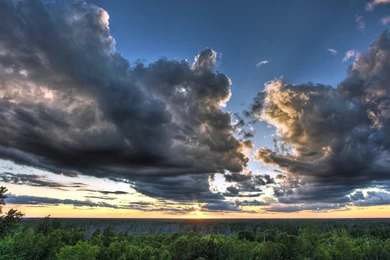 Nature Wallpapers   Sky, Darkslategray, Burlywood