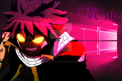 Natsu Dragneel Windows 10 Wallpapers By CarlosCarl kun On DeviantArt