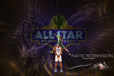 Nate Robinson Slam Dunk Over DH Wallpapers