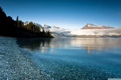 Mountain Lake Backgrounds HD Desktop Wallpapers : Widescreen : High ...