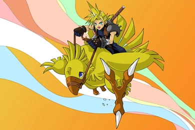 Cloud And Chocobo By Joeadonis On DeviantArt