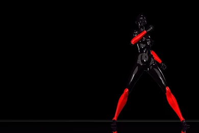 PuMa Black And Red Girl Wallpapers