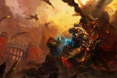 Wallpapers World Of WarCraft Warriors Battles Games Image