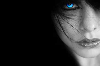 Dark Girl With Blue Eyes Wallpapers • Meh.ro