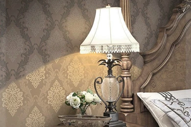Online Get Cheap Damask Wallpapers Brown  Aliexpress.com