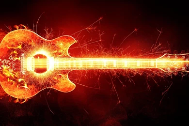 Blazing Guitar >> HD Wallpaper, Get It Now!