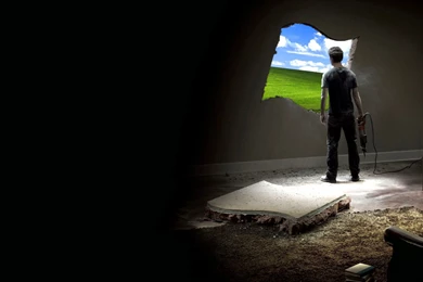 Computer Working With Windows Backgrounds Wallpapers