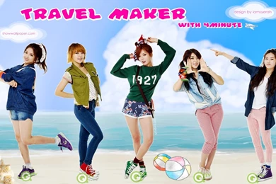 4Minute 電腦桌布, 桌面背景