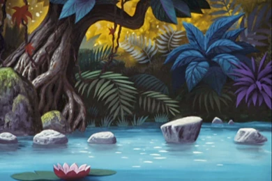 Animation Backgrounds: PETER PAN   NEVERLAND!