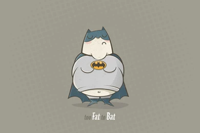 Batman Too Fat To Bat Funny Hd Wallpapers Wallpapers