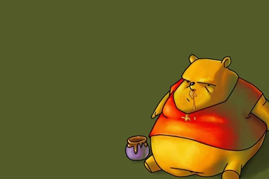 Fat Vinnie The Pooh Whinny Funny Humor Art HD Wallpapers Wallpapers ...