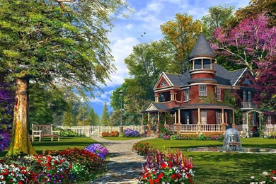 Late Summer Garden   (