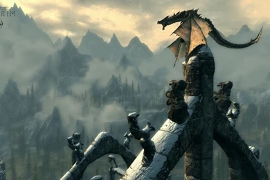 Skyrim Dragon Wallpapers