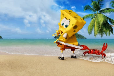 Funny Sponge Out Of Water Spongebob Wallpapers
