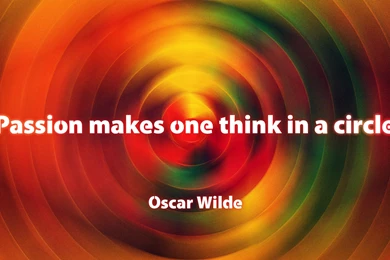 Text Quotes Circles Oscar Wilde Saying Think Sayings One Wallpapers ...