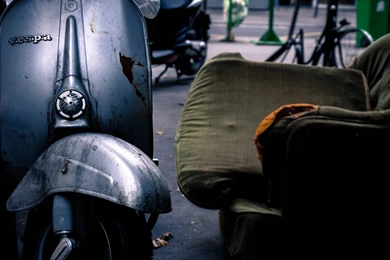 Old Vespa Scooter Exclusive HD Wallpapers