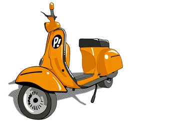 Flcl Fooly Cooly Simple Backgrounds Vespa Wallpapers   (