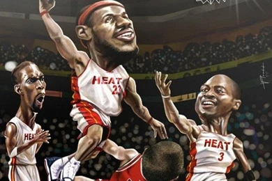 NBA,DeviantART Deviantart Nba Basketball Lebron James Dwyane Wade ...