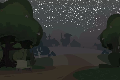 Nighttime Forest Background Images