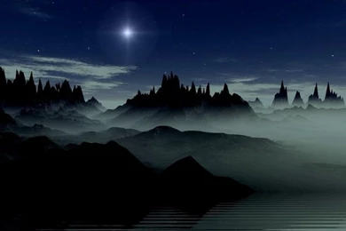 Mountains At Night Google Search