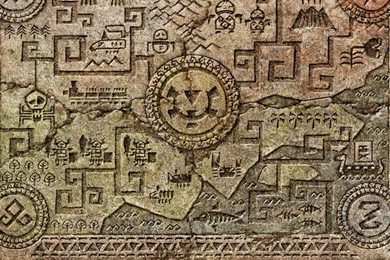 Wallpapers World Map Earth Draw Geo 1366x768