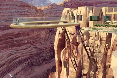 Grand Canyon Skywalk   Wallpaper.
