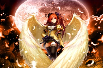Anime Angel Girl Wings With Clouds 1280×800 Anime Angel
