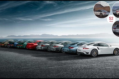 2014 Porsche 911 Turbo S Coupe Lineup