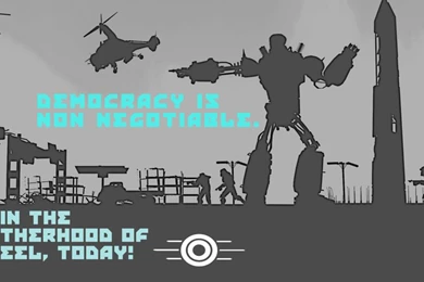 Fallout BoS And Liberty Prime Propaganda Poster By MMRTD On DeviantArt