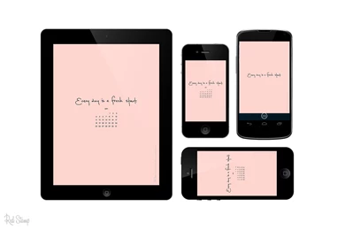 January 2015 Free Calendars And Wallpapers   Red Stamp