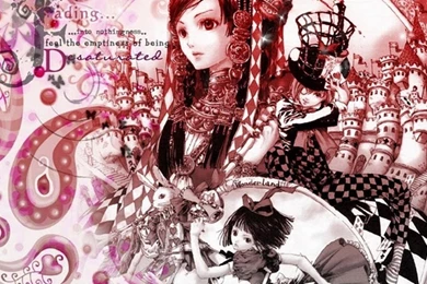 ALICE IN WONDERLAND WALLPAPER   (